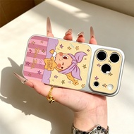 Soft phone Case For Samsung S25 S26 S24 S23 S22 Ultra F07 Retro Striped Starry Sleepy Baby Cartoon P