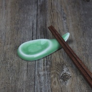 Longquan Celadon Creative Ceramic Chopstick Rest Chopstick Rest Cute Chopstick Rest Peony Chopstick 