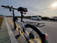Oyama摺疊單車（黑色/白色）20吋 長期放室內 只踩過3-5次