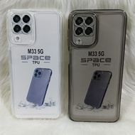 SoftCase Casing Samsung M33 5G Silicone Clear Transparent + Camera Protector