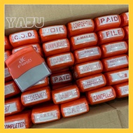 【YAJU】AE Stock Stamp Self-Inking Ready Made Cop PAID URGENT C.O.D RECEIVED DELIVERED CASH CONFIDENTI