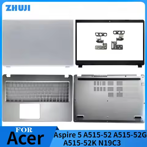 For Acer Aspire 5 A515-52 A515-52G A515-52K LCD Rear Lid Back Top Cover Front Bezel Palmrest Upper B