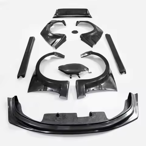 SAAR Compatible with Honda Civic Type R EK9 Modified Fiber Full Set Front and Rear Wide Body MM Styl