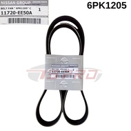 Nissan Genuine 11720-EE50A Fan Belt 6PK1205 (V Belt) - Nissan Latio 1.8 / Grand Livina / 1.8 Sylphy 