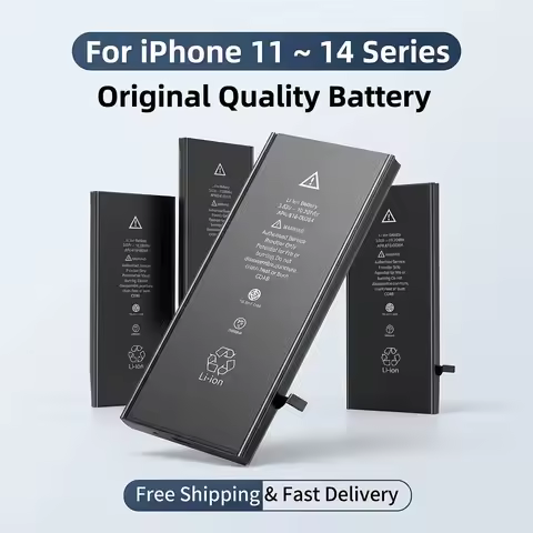 High Capacity Battery for iPhone 14 Pro Max 11 Pro 12 13 Mini Pro Max with 1-Year Warranty Replaceme