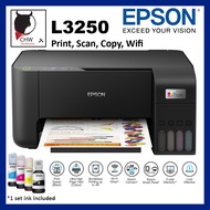 EPSON ORIGINAL MALAYSIA L3250 INKJET PRINTER ALL IN ONE WITH WIFI DIRECT PRINT FROM SMARTPHONE