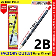 2B Pencil / 2B Wood Pencil / Hexagon 2B Pencil / Pensil Kayu 2B / Alat Tulis 2B Pensil #Student #Exa