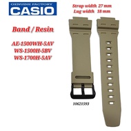 Genuine Casio AE-1500WH / WS-1700H / WS-1500H Replacement Parts - BAND/RESIN