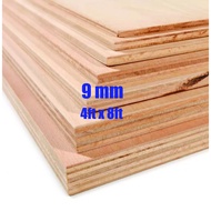 9mm Plywood (4ft x 8ft) Timber Panel Wood Board Kayu Papan