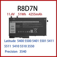 55 Compatible with Dell r8d7n Precision M3540 Latitude 3550 1V1xf Laptop Battery