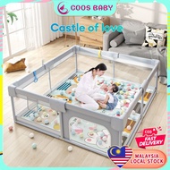 Playpen Baby Fence mainan baby playground Foldable Gaming Fence Baby Playyard Safety Fence Pagar kid