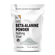 It's Just! - Beta-Alanine Powder, Pre-Workout Supplement, 250g Bulk, Unflavored, 3000mg Per Serving 