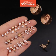Exquisite Tragus Helix Ear Stud Creative Piercing Jewelry for Cartilage