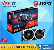 MSI RADEON RX 6600 MECH 2X 8G 8GB GDRR6 GRAPHIC CARD