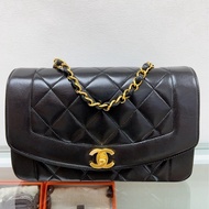 (已出❌) 罕有成色🧡Chanel diana small 22cm 中古黛妃包 黑金翻蓋包小號