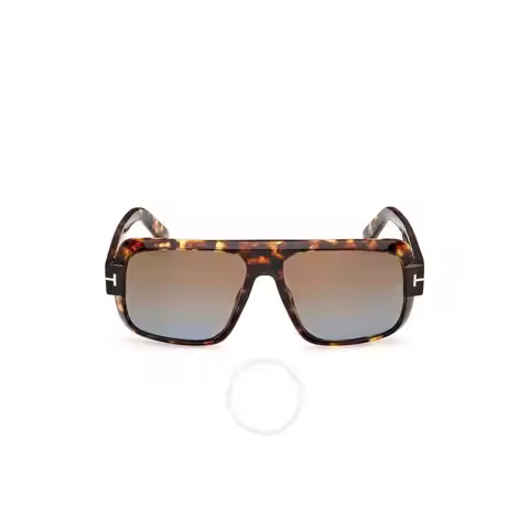 Tom Ford | Turner Brown Gradient Navigator Men's Sunglasses FT1101 52F 58