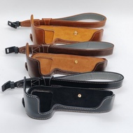 Suitable for Canon 5D3 5D4 Oil Leather Base Camera Bag Leather Case Mark IV Half Cover Protective Ca