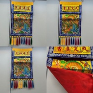 Taoist Supplies Taoist Natural Plate Flags Offering Flags Dragon Order Trendy Embroidery Plate Golde