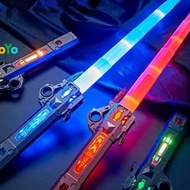 Lightsaber Children's Sword Toy 2 In 1 Laser Light Saber Led