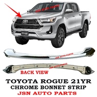 J124S02 CHROME BONNET STRIP TOYOTA HILUX ROGUE 4X4 LORRY TRUCK AKSESORI
