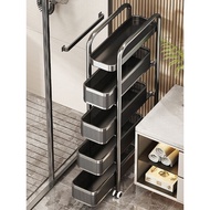 Youqin Toilet Shelf Toilet Slot Storage Cabinet Toilet Slot Locker Bathroom Slot Trolley