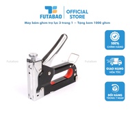 Multi-function stapler, 3-in-1 handheld stapler with power assist, size 4-14 mm Futabao