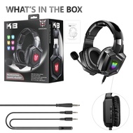 [Yaoq] หูฟังเกม K8 Onikuma Kabel Gebundener Stereo-Kophrfür Ps4 /Pc/ไวเลสคอนโทรล /Laptop/ipad /Ninte