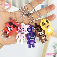FOREVER FNAF Keychain, Five Night At Fredys Kawaii Animal Bear Keychain, Car Keychains PVC Cartoon B
