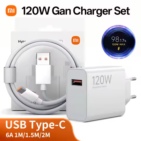 Xiaomi 120W Hypercharge Combo EU US Adapter For Mi 17 15 Ultra 15T 14T Pro 14 13 Redmi Note 15 14 Tu