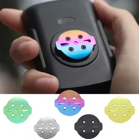 Bike Computer Mount Adapter TC4 Ti Alloy Speedometer Base Battery Back Cover For Bryton For S810 For