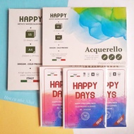 Happy watercolor paper A6/A5/A4 300gsm