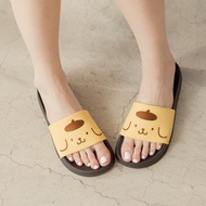 Paidal x Pompompurin 布丁狗萌臉電繡一片式運動拖鞋