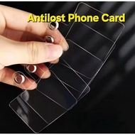 Plastic Phone card clips phone charm holder phone gasket transparent cheap budget
