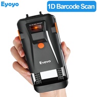 Eyoyo คลิปด้านหลังเครื่องสแกนบาร์โค้ดไร้สาย 2D 1D Barcode Scanner แบบพกพา3-In-1ผ่านสายเชื่อมต่อ QR C