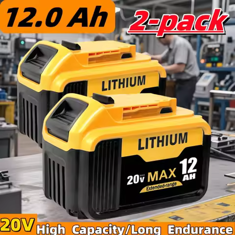 2/3 sets of 12.0Ah replacement Dw 20V Max batteries, compatible with Dw 20V XR Max lithium-ion batte