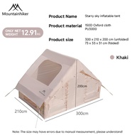 MOUNTAINHIKER 12㎡pro inflatable tent 8-15 person camping tent waterproof breathable portable camping
