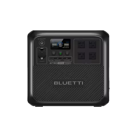 【Brand New Warranty 5 Years】BLUETTI AC180 Solar Portable Power Station 1800W 1152Wh Solar Generator