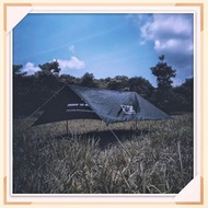 台灣 ANiMA WANDERER BLN-17 Logo Daluan Tarp - BLK 黑化輕量天幕（限時預訂8折）