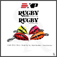 EXP RUGBY Expert For Snakehead Hunter Haruan/Toman Bunga/Bujuk Soft frog katak tiruan