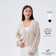 HFA Women's Puffy Knitted Cardigan