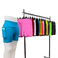 Caniver - Women's Pocket Hot Pants/ High Waist Pocket Short Pants Women's High Waist Pocket Pants