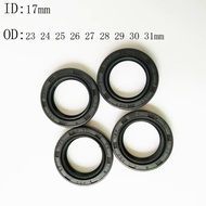 4 5PCS 17X23X4 17X24X7 17X25X6 17X26X5 17X27X8 17X28X5.5 17X31X7MM NBR Shaft Skeleton Oil Seal TC Ni