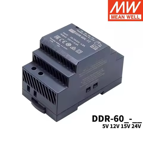 MEAN WELL DDR-60 DDR-60L-5 DDR-60L-12 DDR-60L-15 DDR-60L-24 MEANWELL DDR 60 60W