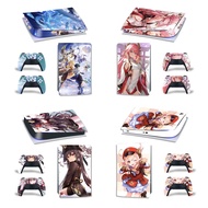 Genshin Impact Yae Miko Hutao PS5 Digital Edition Sticker Decal for PlayStation 5 Console and 2 Controllers PS5 Digital Vinyl