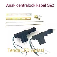 Centralock cable 2 and cable 5 universal DC 12V