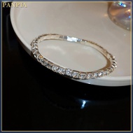 [PANPIA] Fashion Charm Zircon Tennis Bracelet Elastic Chain Bracelet Adjustable Chain Bracelet Women