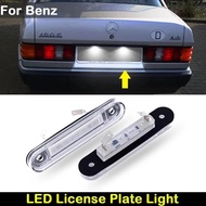 BENZ license plate light ไฟส่องป้ายทะเบียน  W201 190E แคนบัส LED ป้ายทะเบียนรถ  (2 ชิ้น) ไฟไม่โชว์ ร้านไทย