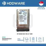 HP 300GB SAS 10K 2.5" HDD // 493083-001 // 492620-B21 // EG0300FBVFL