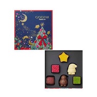 日本版Godiva 聖誕盒裝朱古力 （6粒）