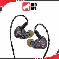ZiiGaat x Fresh Reviews Arete, In-Ear Monitors: 1DD + 4BA Hybrid Drivers, Balanced Monitor Tuning, 3